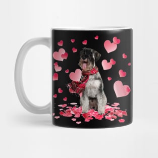 Standard Schnauzer Hearts Love Happy Valentine's Day Mug